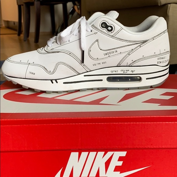 Nike Air Max 1 Sketch to Shelf Size 9 - Picture 6 of 9